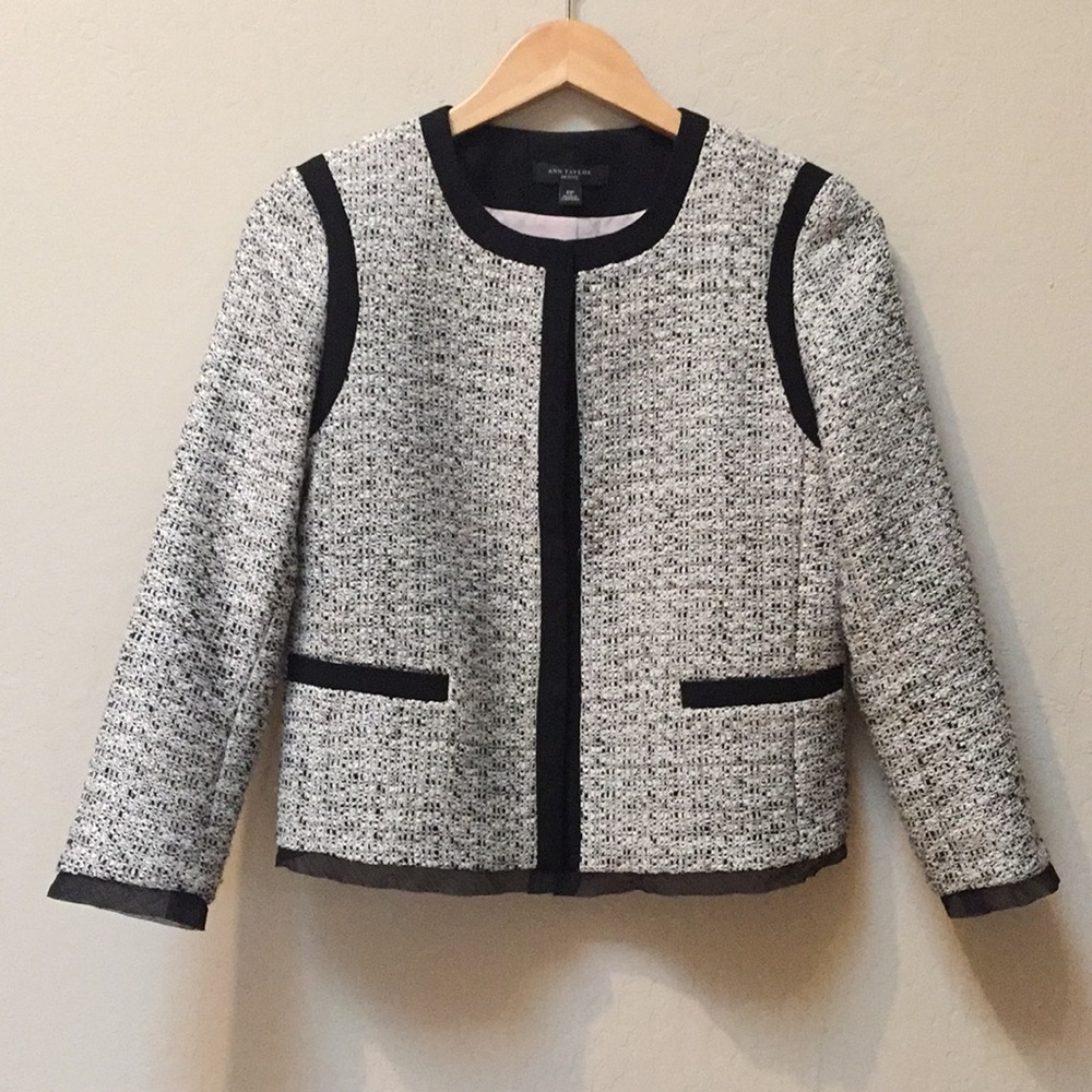 Ann Taylor Petite Tweedy Jacket